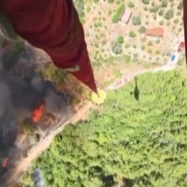 Fethiye'de orman yangını