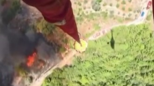 Fethiye'de orman yangını