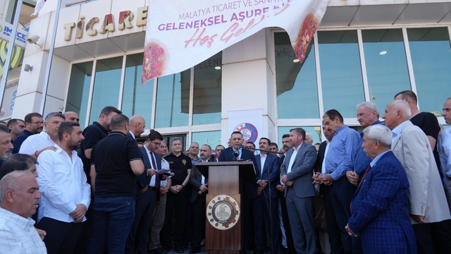 Malatya TSO'dan birlik beraberlik mesajı yüklü aşure buluşması