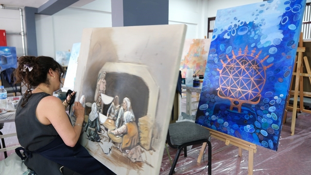 8. Uluslararası Sanat Çalıştayı Çorum'da başladı: 34 sanatçı Çorum'u tuvalleriyle anlatacak