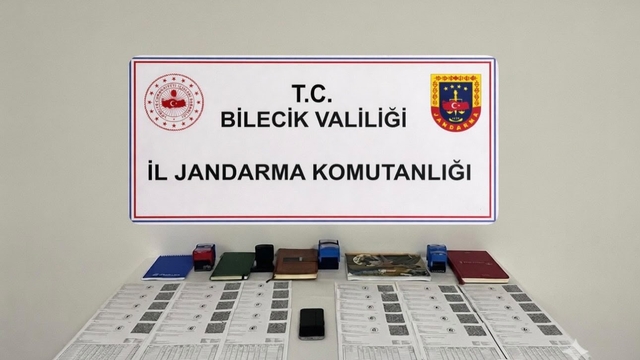 Bilecik'te 14,5 milyon liralık sahte fatura ele geçirildi, 2 kişi yakalandı