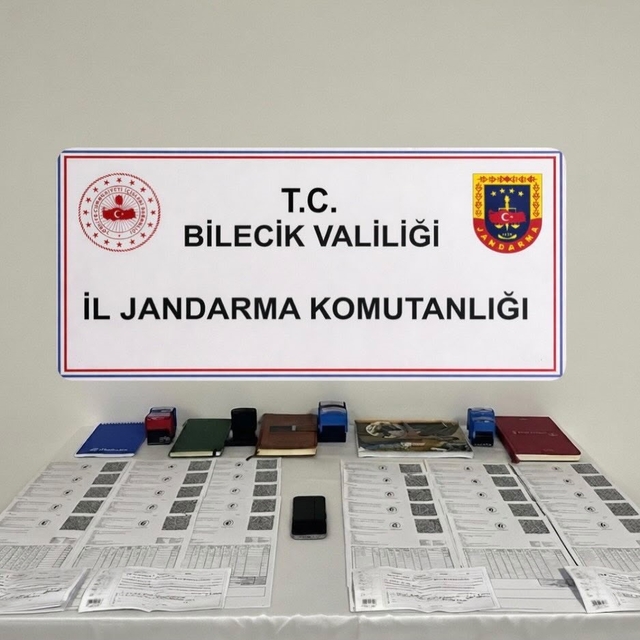Bilecik'te 14,5 milyon liralık sahte fatura ele geçirildi, 2 kişi yakalandı