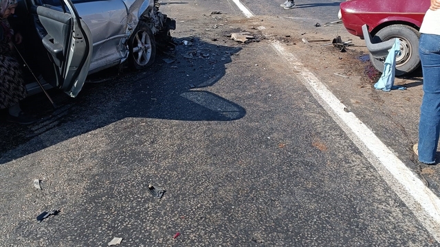 Kayseri'de 2 otomobil çarpıştı: 1 ölü, 6 yaralı