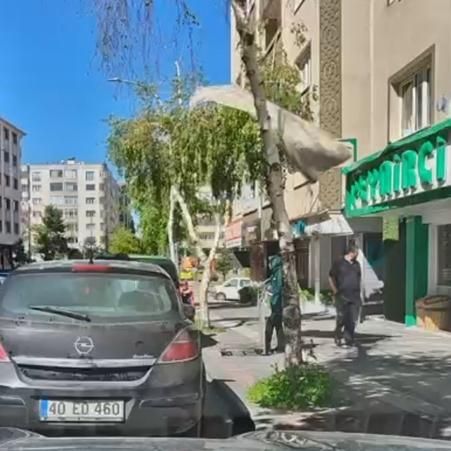 7. kattan düşen halı kadının başına isabet etti