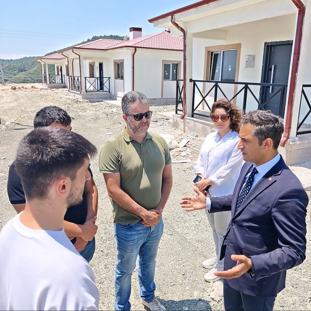 Ballıöz Mahallesi'nde köy konutlarınca çalışmalar sürüyor