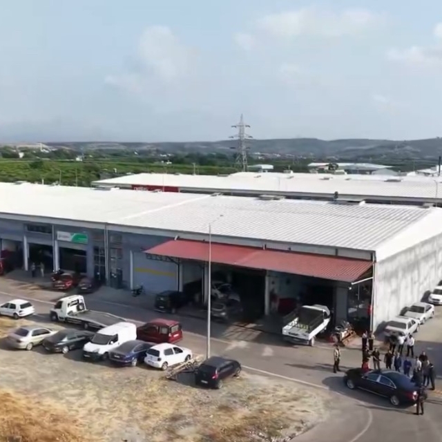 Vali Masatlı, Erzin Küçük Sanayi Sitesi'nde incelemelerde bulundu