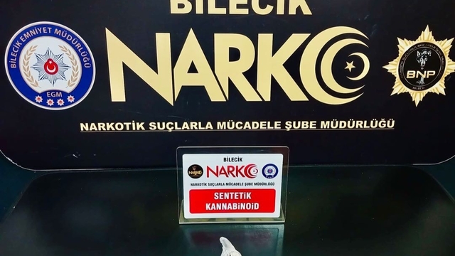 Bilecik'te uyuşturucu operasyonu: 1 gözaltı