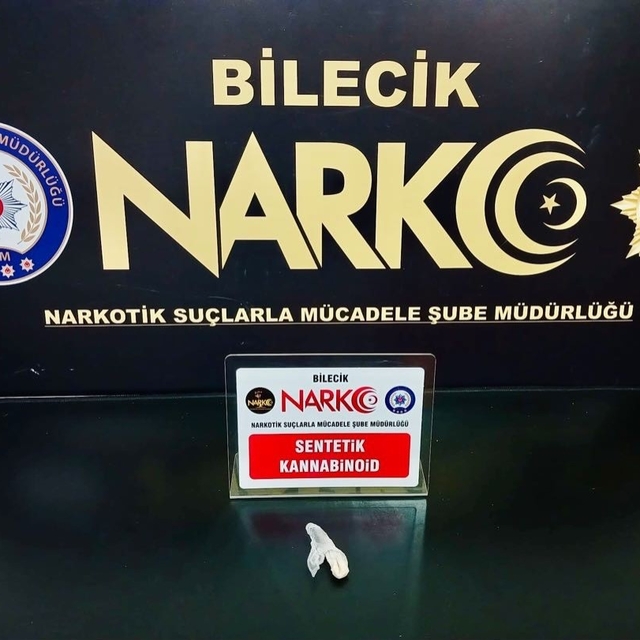 Bilecik'te uyuşturucu operasyonu: 1 gözaltı