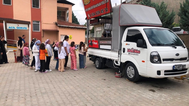 Hisarcık İlçe Hastanesi'nde geleneksel lokma hayrı