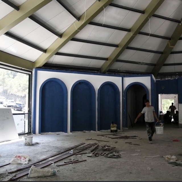 Karaçay Saklı Şelale'de sosyal tesis çalışmaları sürüyor