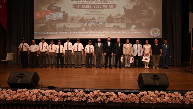 'Barışa Uzanan Eller: İzi Barış, Yolu Vatan' Belgeseli Isparta'da gösterildi