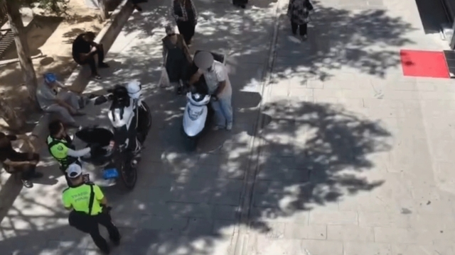 Kırıkkale'de dron destekli trafik denetimi