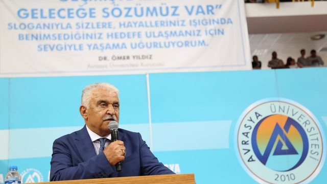 Avrasya Üniversitesi'nden eğitime destek, ailelere nefes
Avrasya Üniversitesi Mütevelli Heyet Başkanı Ömer Yıldız:
"Hem yeni kayıt yaptıracak öğrenciler hem de eğitimine devam eden öğrenciler için öğrenim ücretlerinde hiçbir artış yapmama kararı aldık"