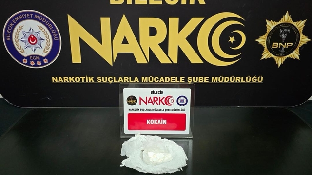Bilecik'te uyuşturucu operasyonu: 1 gözaltı