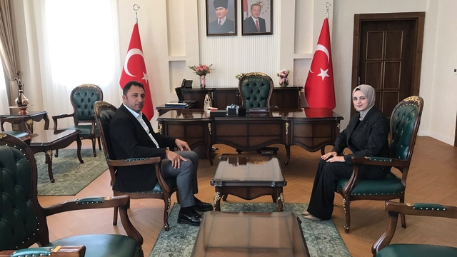 Cengiz'den Kaymakam Bayguş'a hayırlı olsun ziyareti
