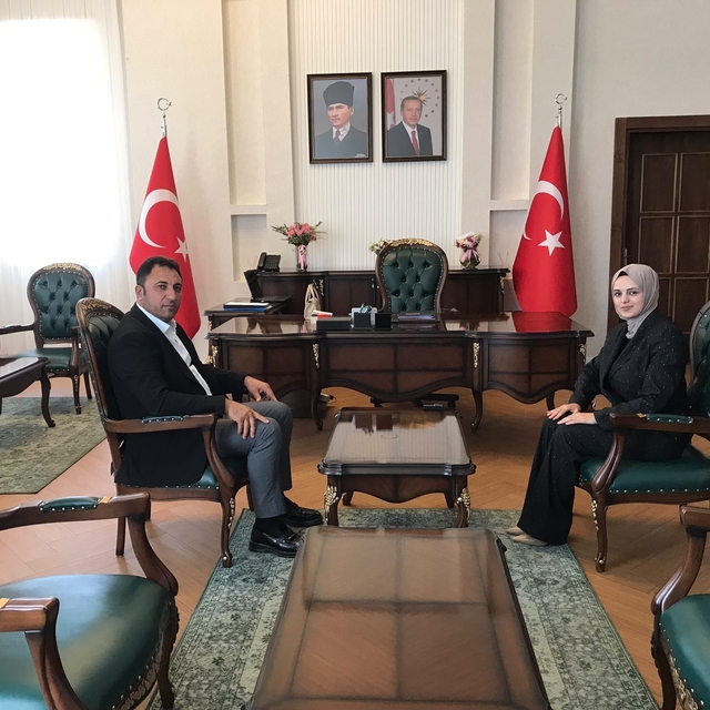 Cengiz'den Kaymakam Bayguş'a hayırlı olsun ziyareti