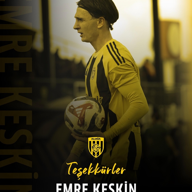 Aliağa FK'da Emre Keskin gitti