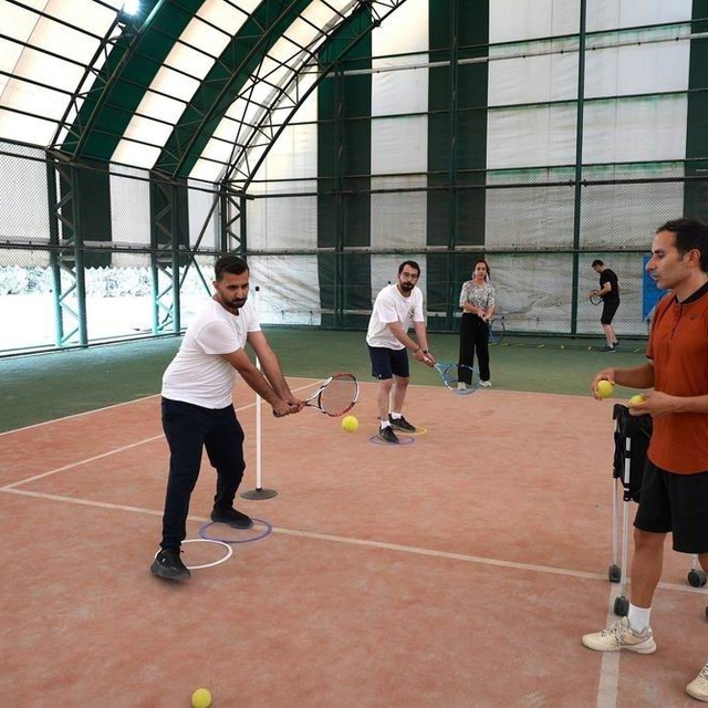 Diyarbakır'da tenis kortlarına yoğun ilgi: 6 ayda 540 kursiyer