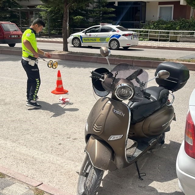 Tavşanlı'da motosiklet kazası, 1 yaralı