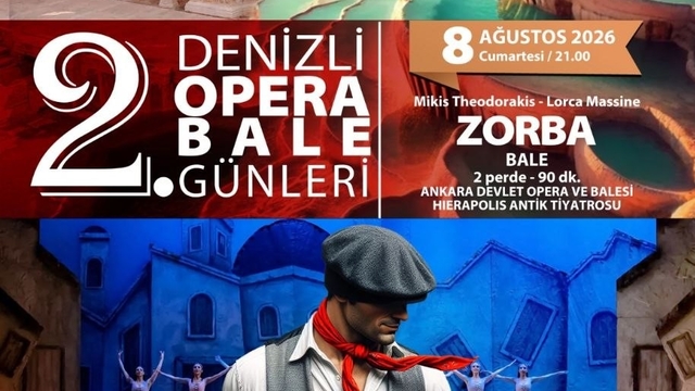 Denizli 2. Opera ve Bale Günleri'nde dünya klasikleri sahnede