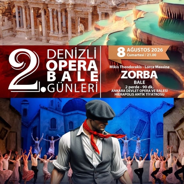 Denizli 2. Opera ve Bale Günleri'nde dünya klasikleri sahnede