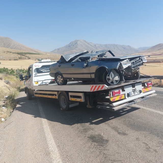 Elbistan'da trafik kazası: 1 yaralı