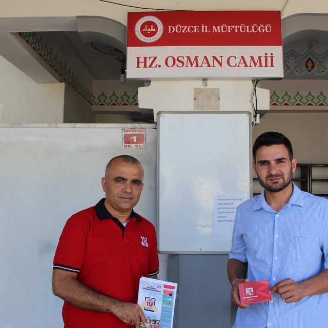 112 Acil Çağrı Merkezi tanıtım çalışmaları sürüyor
