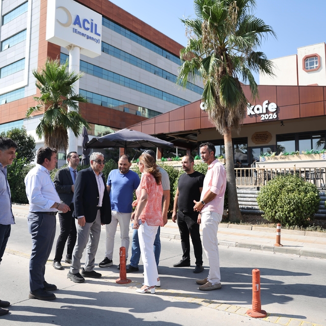 Rektör Kent, ADÜ Hastanesi'ndeki otopark çalışmalarını inceledi