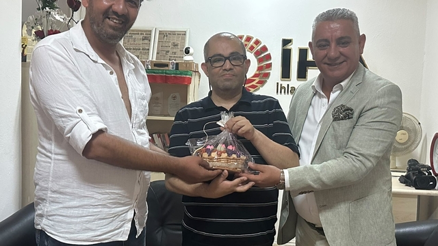 Kırşehir Beyazay Derneği'nden gazetecilere ziyareti
