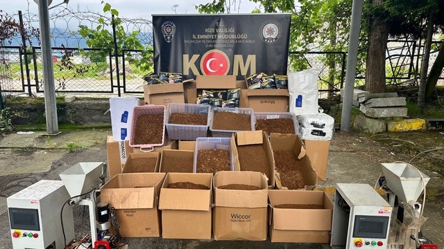 Rize'de kaçakçılık operasyonu: 45 gözaltı