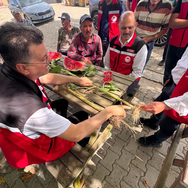 Tekirdağ'da dolunun vurduğu köylerde hasar tespit çalışmaları sürüyor