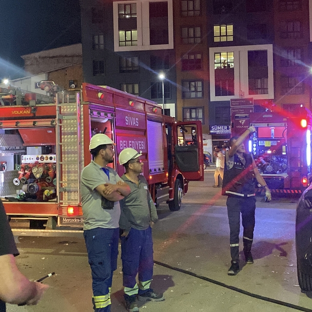 Sivas'ta gece yarısı korkutan patlama