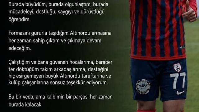 Altınordu'da çifte veda