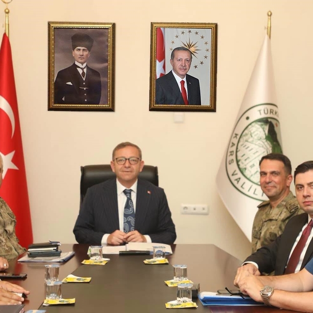 Kars'ta asayiş ve sınır güvenliği masaya yatırıldı