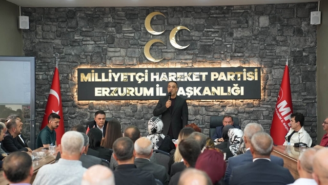 MHP Erzurum'da büyük il kongresi için düğmeye basıldı