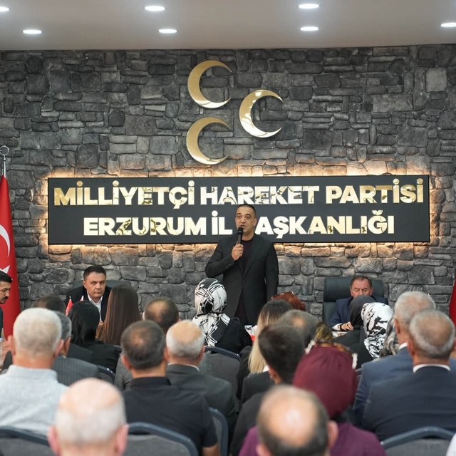 MHP Erzurum'da büyük il kongresi için düğmeye basıldı