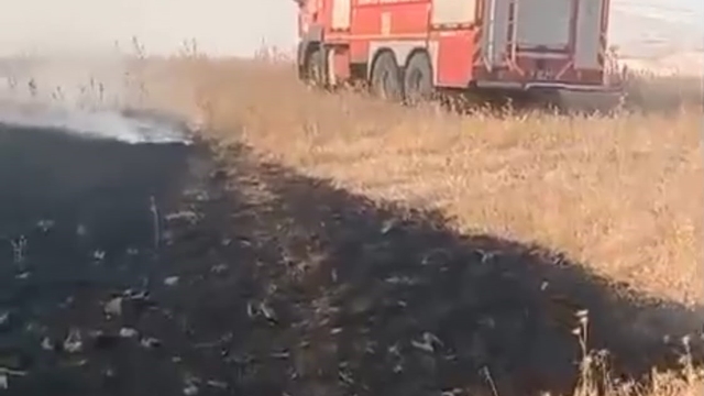 Batman'da 150 dönümde etkili olan anız yangını söndürüldü