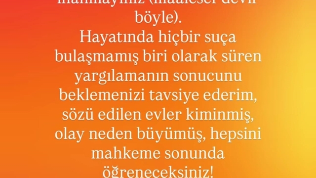 Adli kontrol şartı ile serbest kalan Ezel Akay: Medyada gördüğünüz her habere inanmayınız