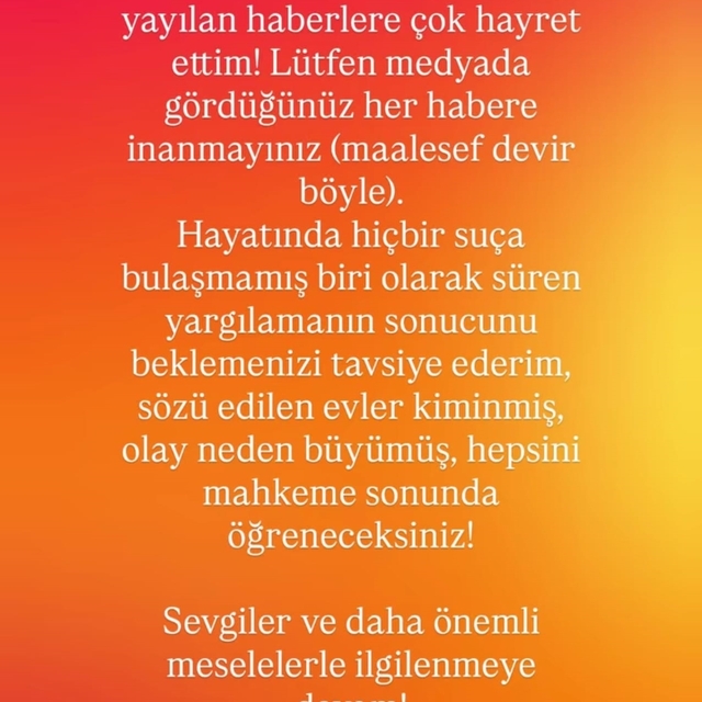 Adli kontrol şartı ile serbest kalan Ezel Akay: Medyada gördüğünüz her habe...