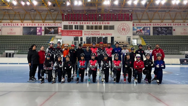 Short Track yeni sezon hazırlık kampları erzurum'da tamamlandı