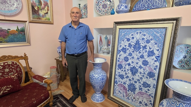 Kütahyalı çini ustası Mehmet Koçer: "Çinicilik yeniden mimariyle buluşmalı"
