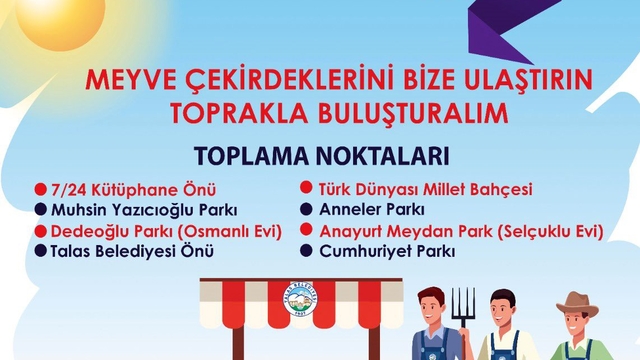 Her çekirdek bir tohum, her tohum geleceğe bir nefes