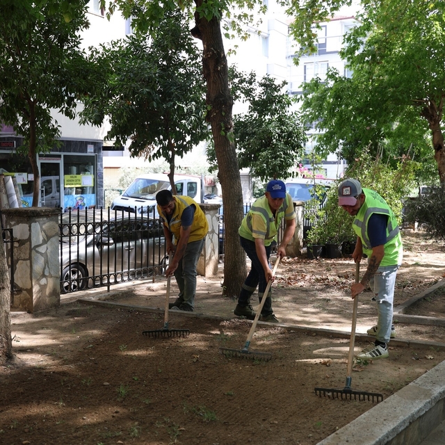 Aydın Büyükşehir'den Gençlik Parkı'nda kapsamlı bakım çalışması