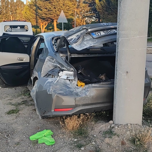 Isparta'da takla atan otomobildeki 2 kişi yaralandı