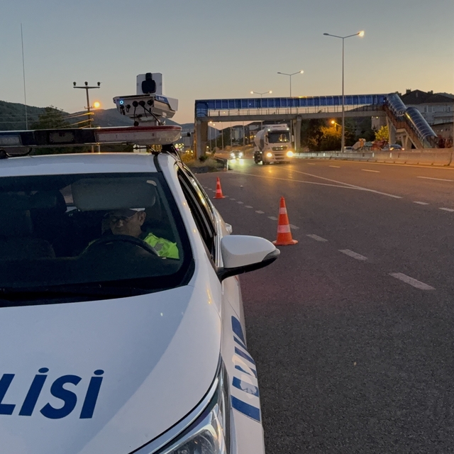 Düzce'de 165 araç trafikten men edildi