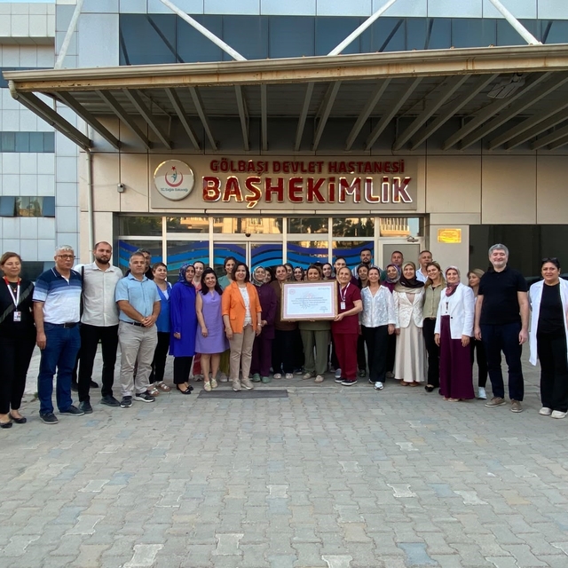 Gölbaşı Devlet Hastanesi "Anne dostu hastane" unvanı aldı