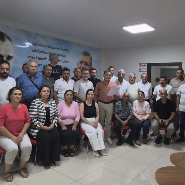 CHP Erzincan teşkilatında toplu istifa
