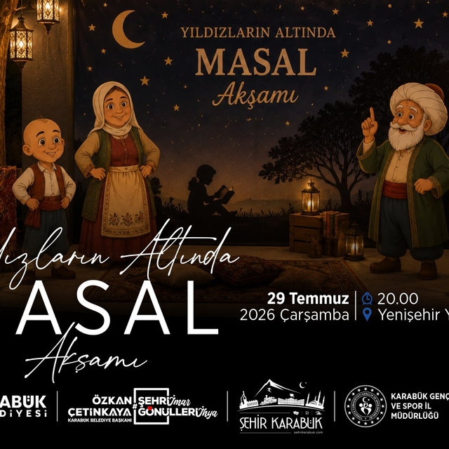 Karabük Belediyesi çocukları masal dünyasıyla buluşturuyor