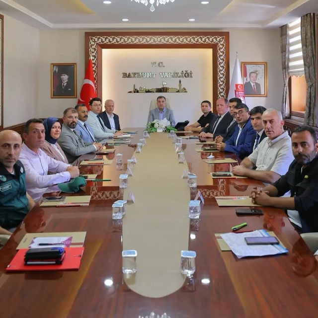 Bayburt'ta İl İstihdam ve Mesleki Eğitim Kurulu toplandı