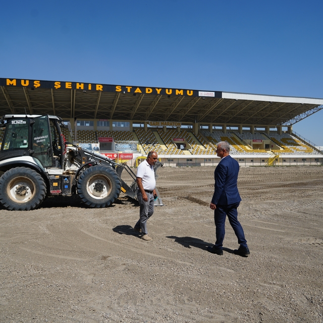 Muş Şehir Stadı'na 59 milyon liralık dev yatırım